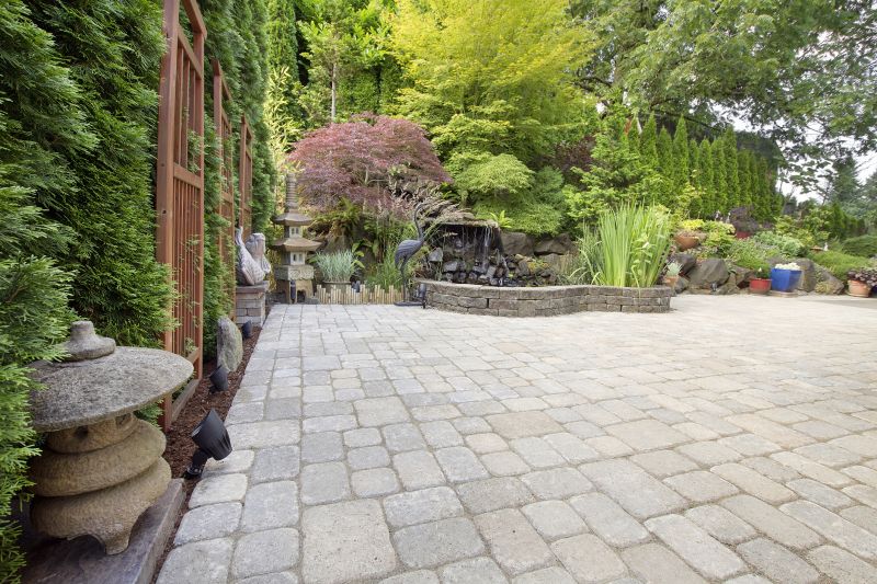Elegant paver border detail