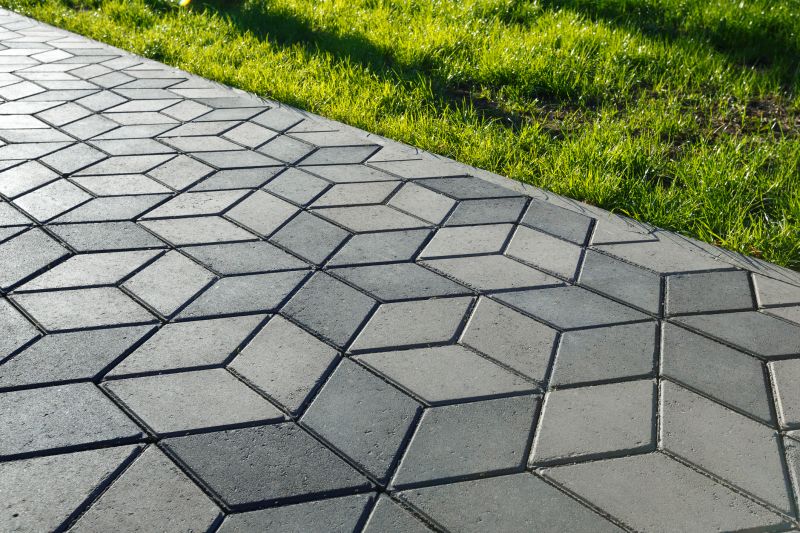 Contemporary paver pattern