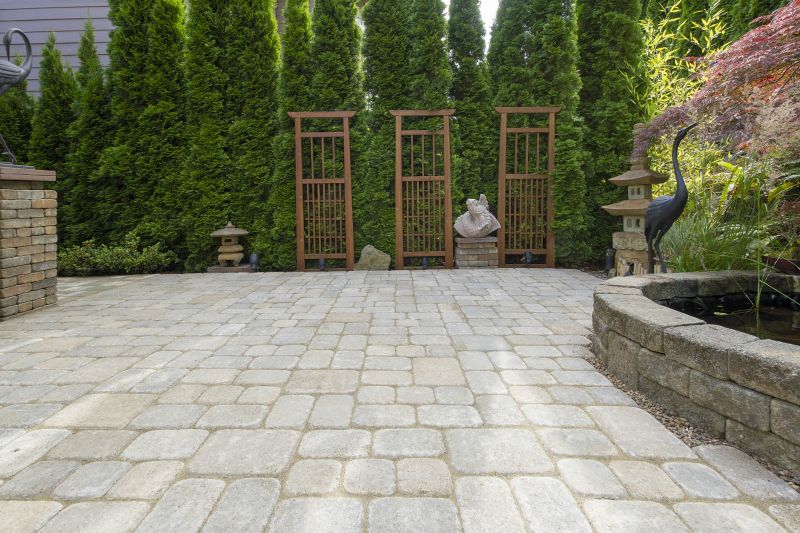Natural stone paver design